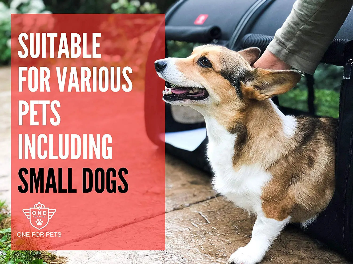 One for Pets Portable Double Kennel One for Pets