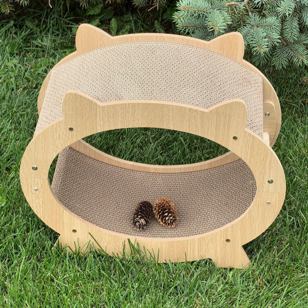 Pets Oval Cat Scratcher Bed