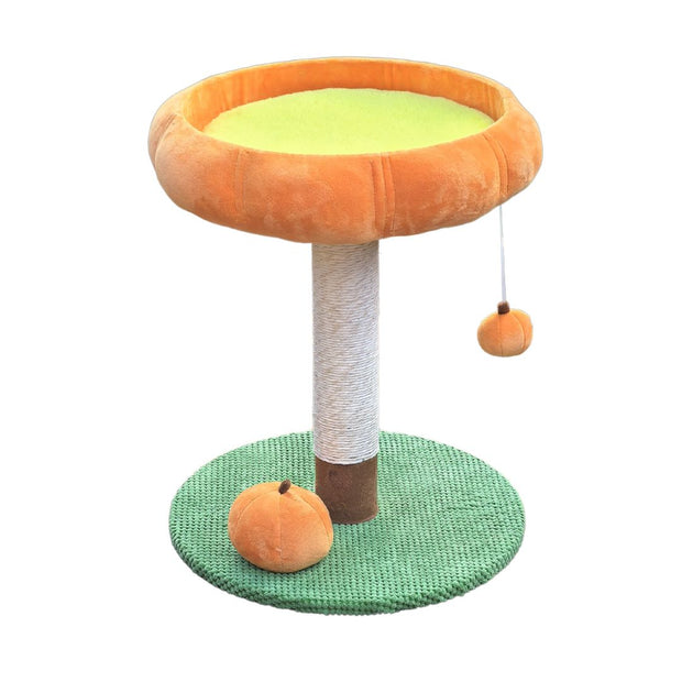 Pumpkin Cat Scratching Post Halloween Vibe One for Pets