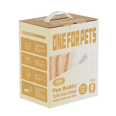 Pea Buddy® Pea-Based Tofu Cat Litter (Original)