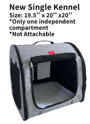 One for Pets Portable Double Kennel - New Single Kennel Version Available!