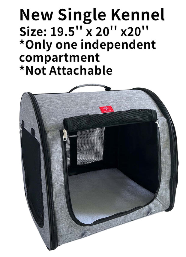 One for Pets Portable Double Kennel - New Single Kennel Version Available!