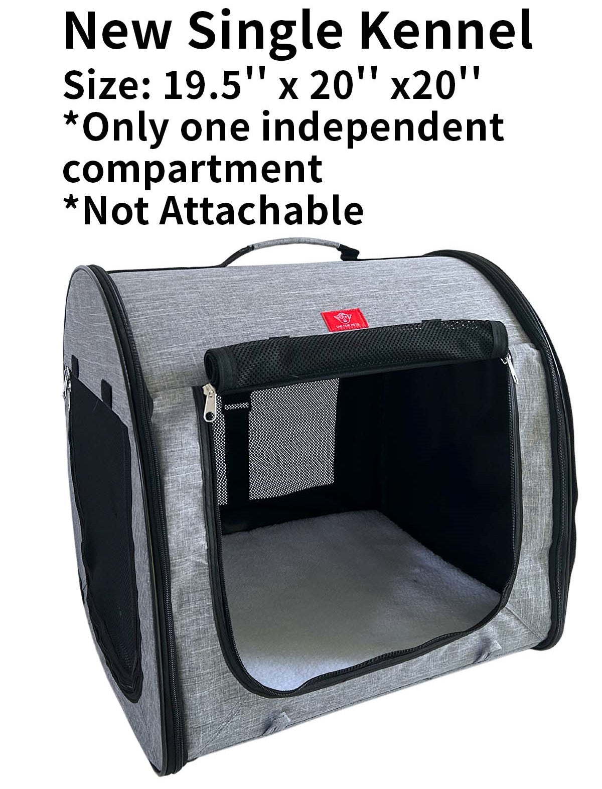One for Pets Portable Double Kennel - New Single Kennel Version Available!