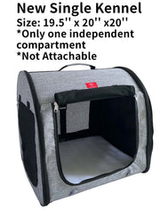 One for Pets Portable Double Kennel - New Single Kennel Version Available!