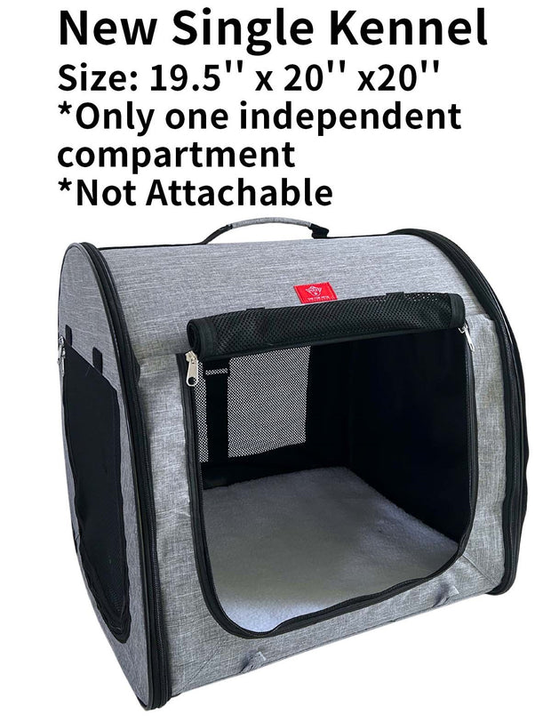 One for Pets Portable Double Kennel - New Single Kennel Version Available!