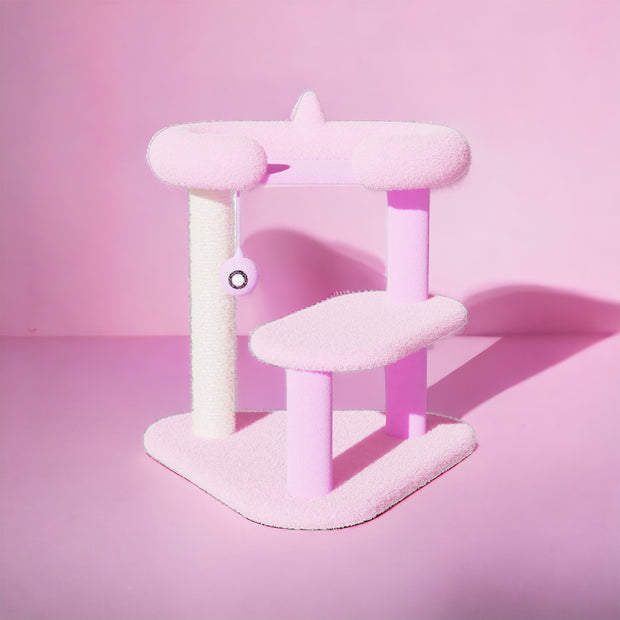 Designer Cat Post - Pink Mon