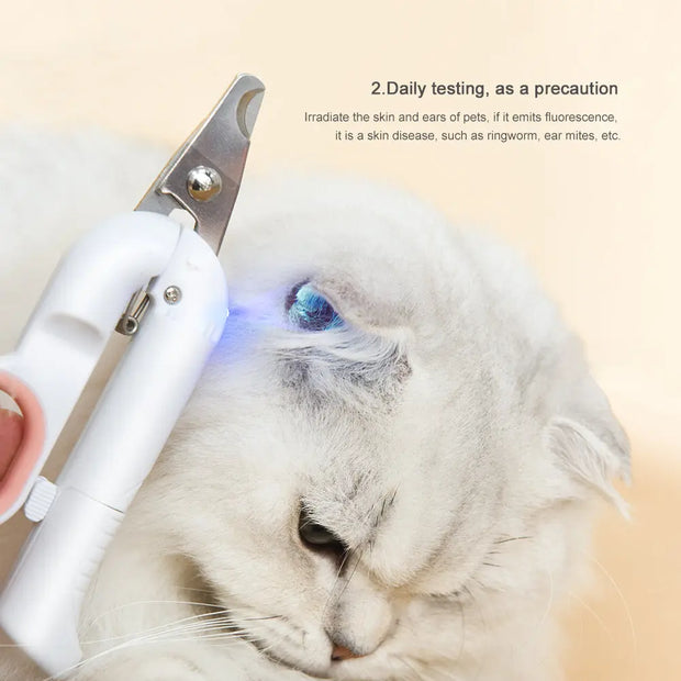 Lumi Dog Nail Clipper - with LED light and Wood's Lamp One for Pets