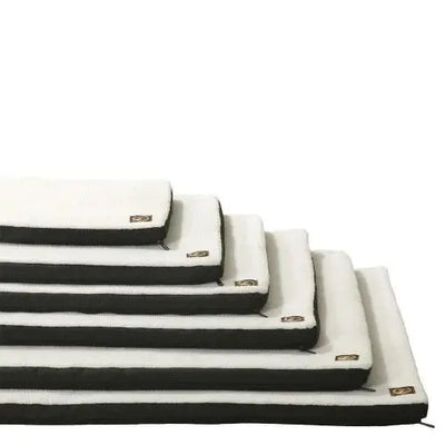 Plush Memory Foam White Crate Mat One for Pets