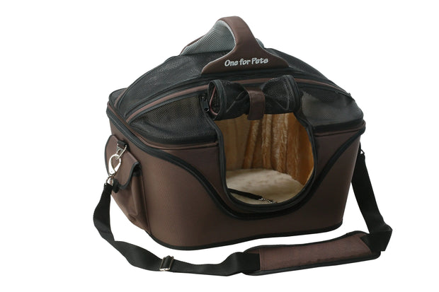  Cat-in-the-Bag Cozy Comfort Carrier - Large Caramel