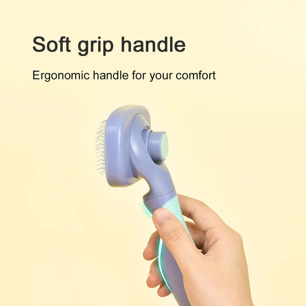 Comfy-Pro Self-Cleaning Slicker Brush One for Pets