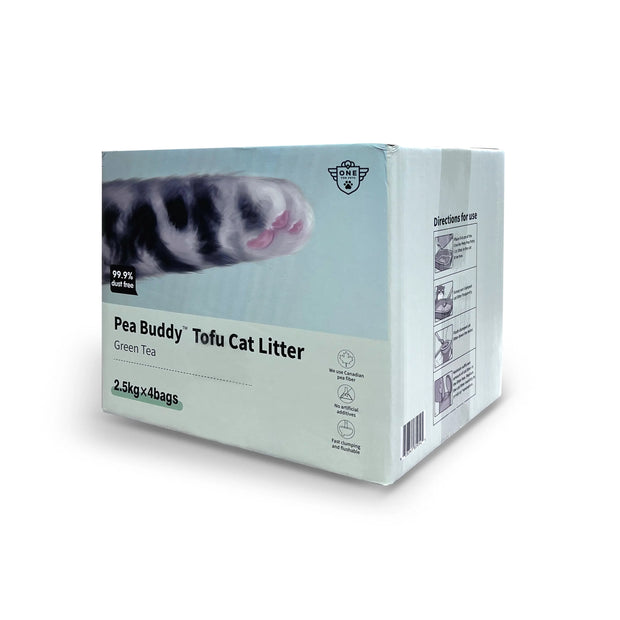 Eco-Friendly Pea Buddy Tofu Cat Litter: Odor Control & Easy Maintenance One for Pets