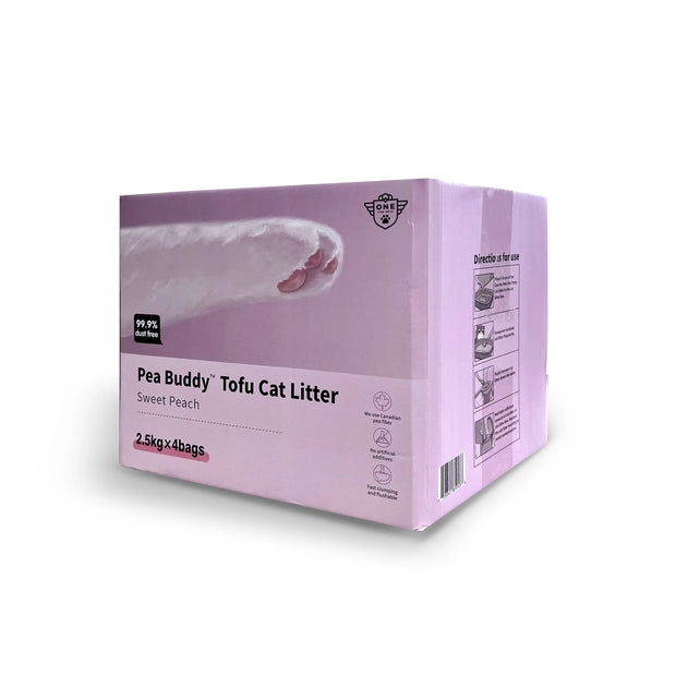 Eco-Friendly Pea Buddy Tofu Cat Litter: Odor Control & Easy Maintenance One for Pets