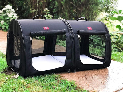 One for Pets Portable Double Kennel One for Pets